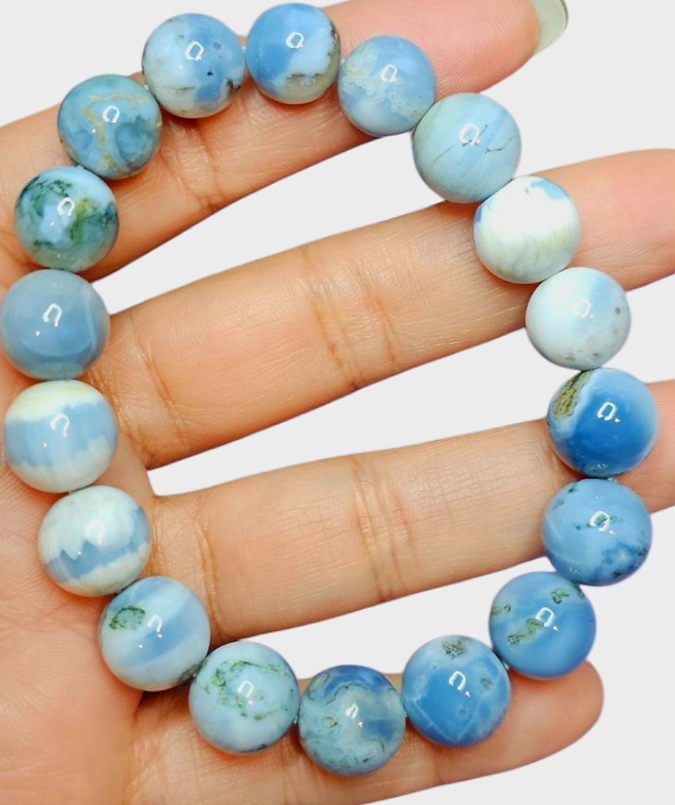 Owyhee Opal From The United States 11.5mm Bracelet
