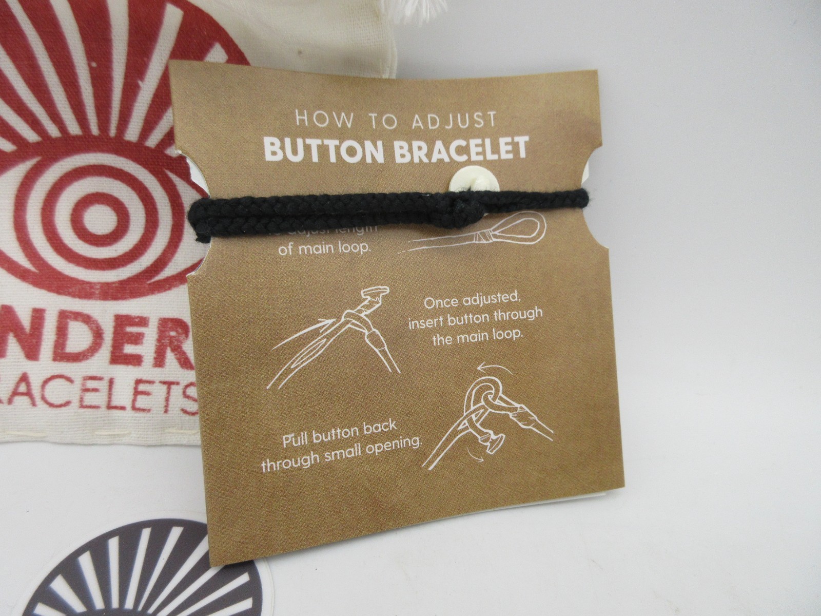 Wanderer Bracelets Madrid, Spain GPS Coordinates New In Bag w/ Sticker