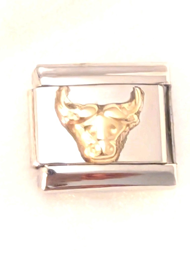 Authentic My Name Taurus Bull Zodiac Italian Charm 9mm B116