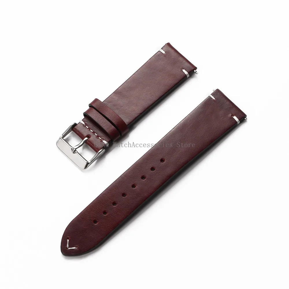 Vintage Leather Bracelet Oil Wax Strap Business Stitching Band Jewelry