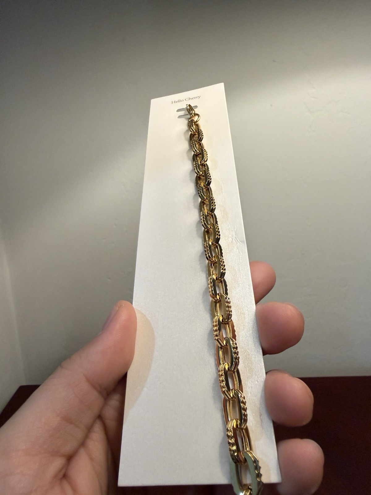 18KGold Plated Bracelet “Valentine’s Day”/”Birthday present”Jewelry Gift for Her