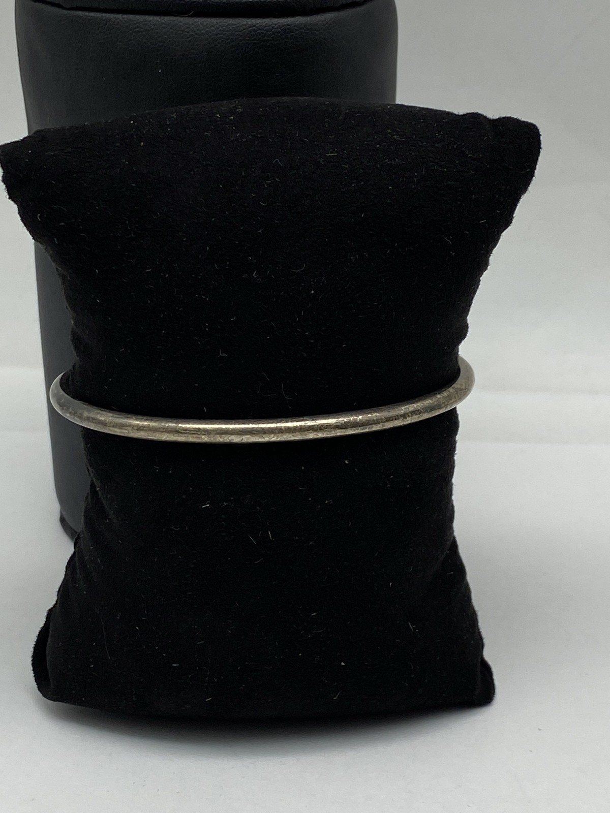 Sterling Silver Gold filled Gap Ends Cuff Bracelet 19.4g