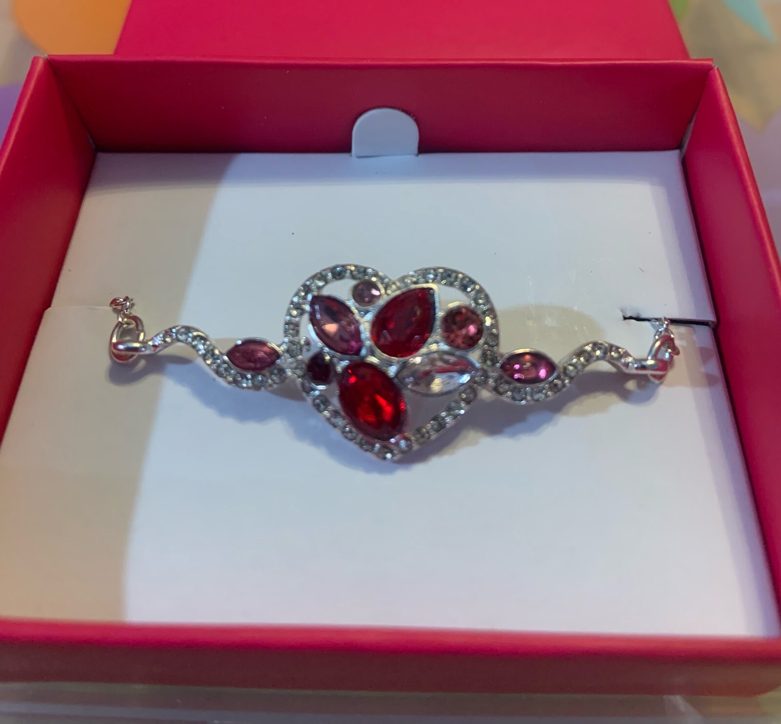 Avon Pull Cord heart bracelet