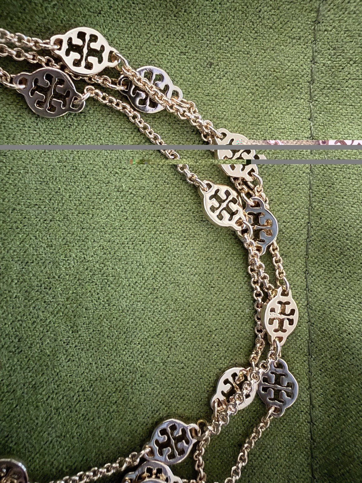 Tory Burch Logo Bracelet with Multi Strand Design