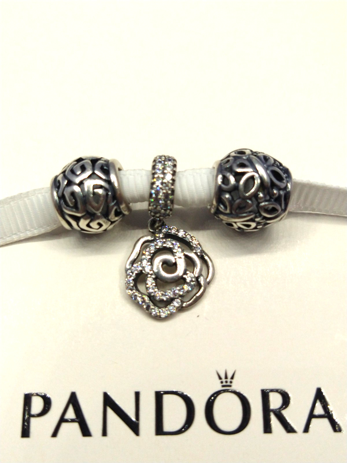 Authentic Pandora Bracelet Charms Set Of Three 790896, 791526 & 790895. Lot