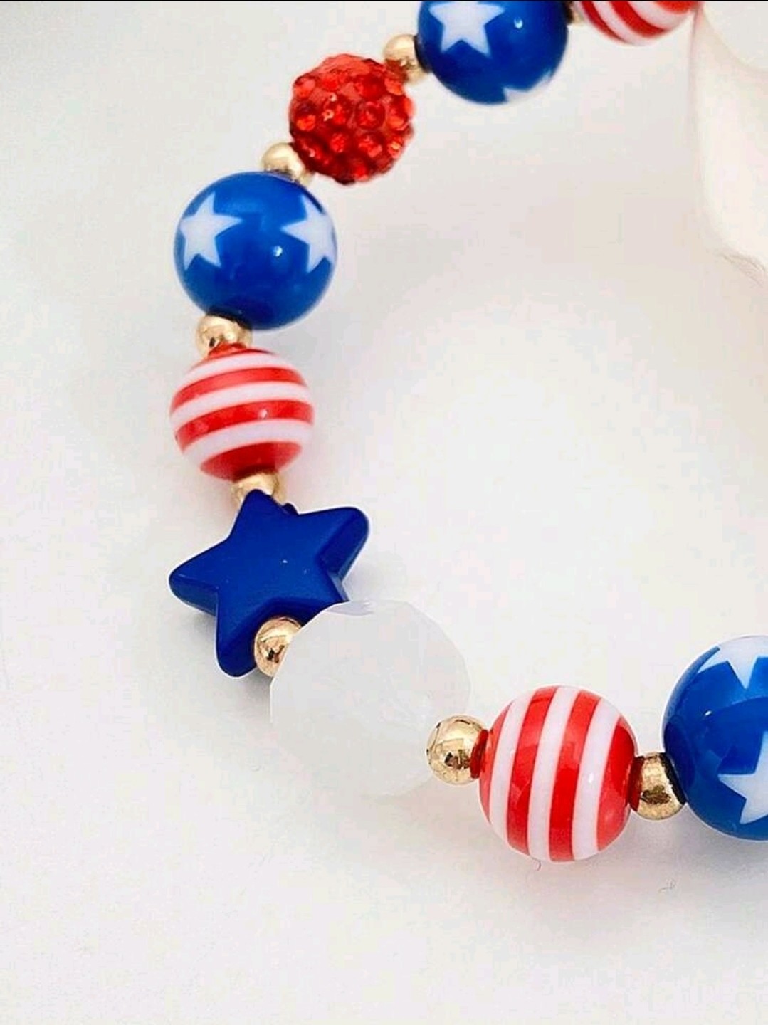 1 Women’s USA Star Breaded Bracelet