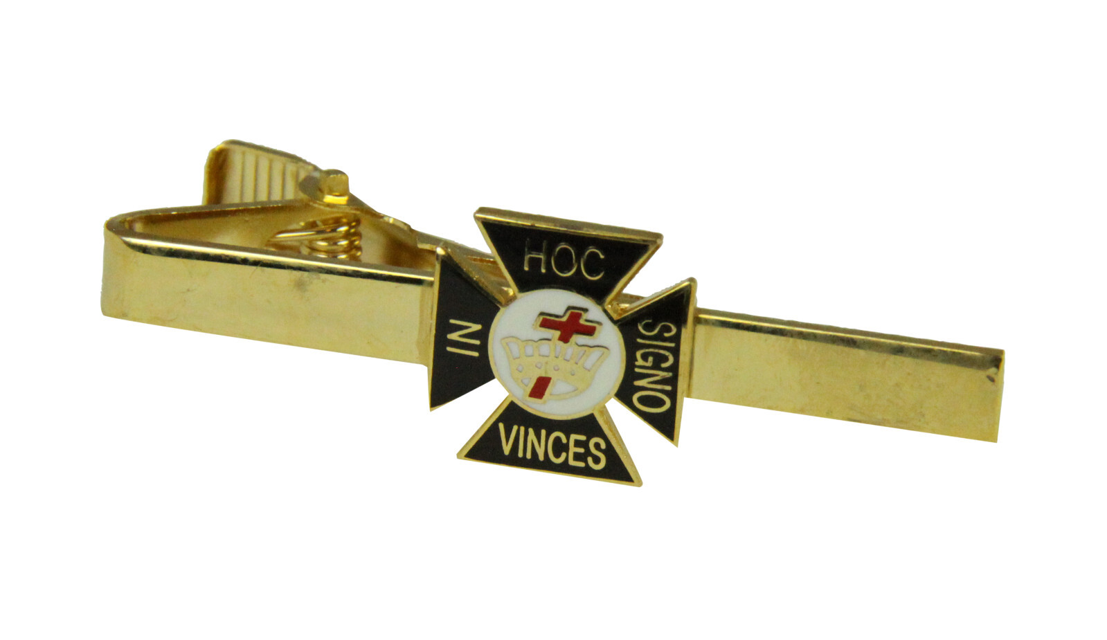6030861 Tiebar Neck Tie Clasp Knights Templar Tack Mason Masonic Tie Clip
