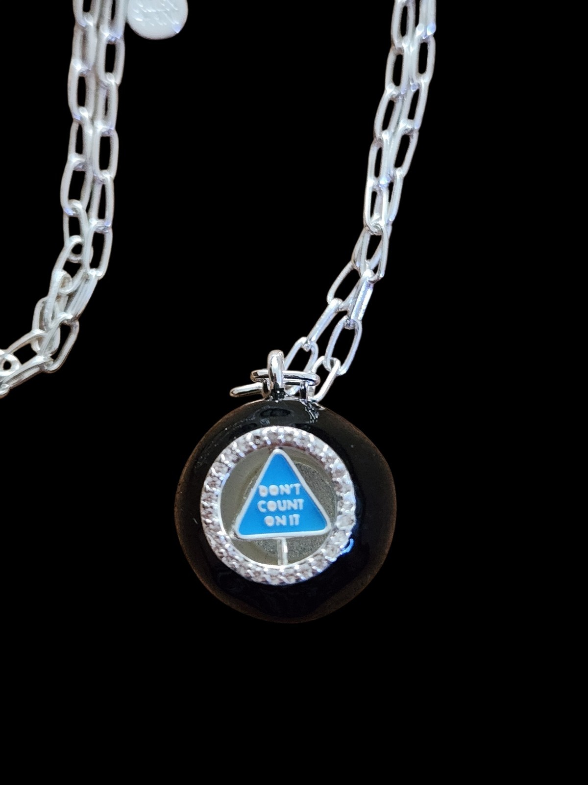 NWT Alex And Ani Magic 8 Ball Spinner Pendant Necklace
