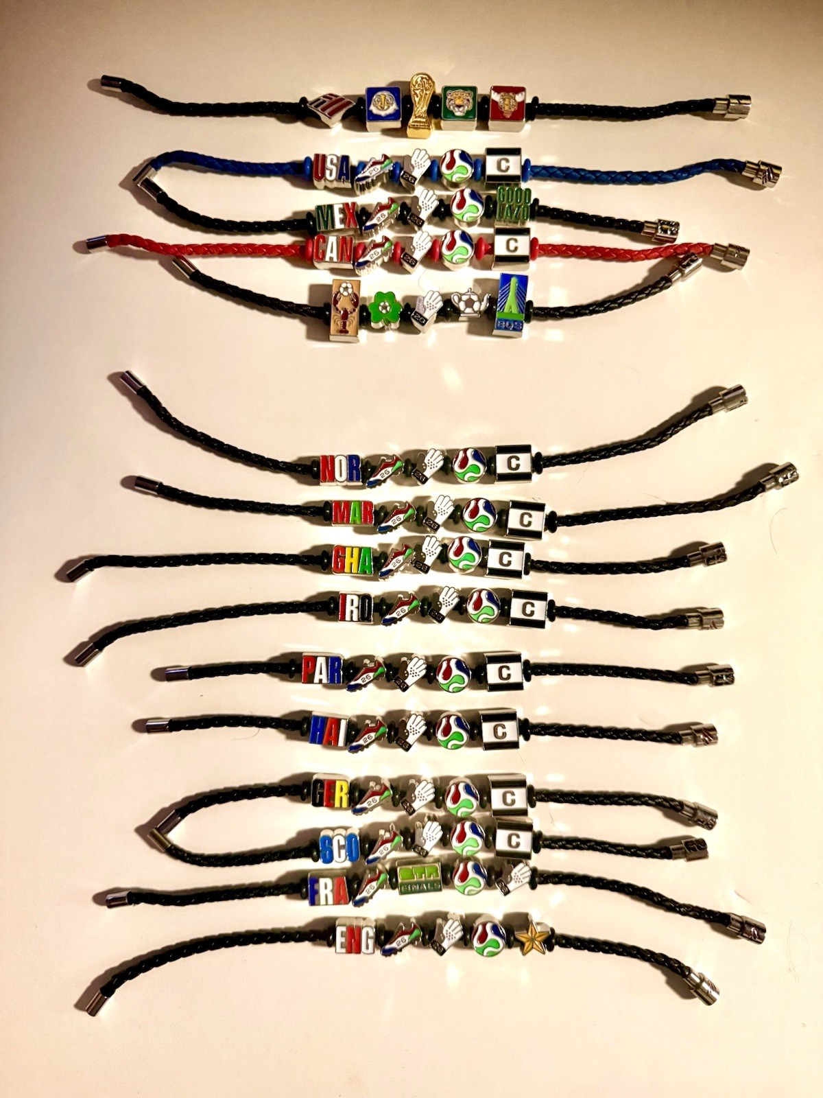 Complete FIFA World Cup 2026 Boston Host City Bank of America Fan Bracelets RARE