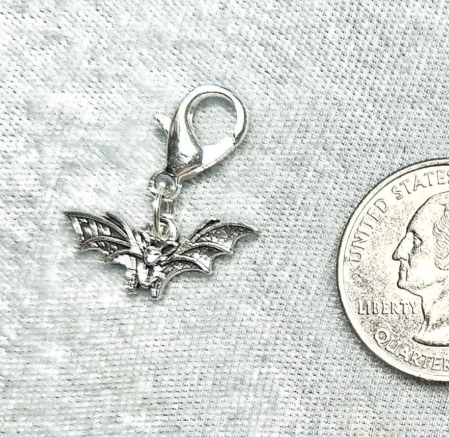 Bird or Bug Clip Charms for Backpack Purse Zipper Keychain Stocking stuffers