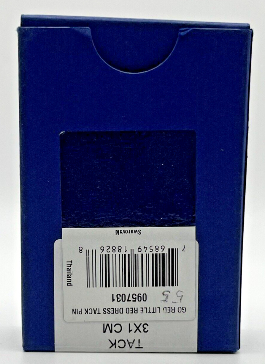 Swarovski (GO RED) Dress Charm #957027 NIB!