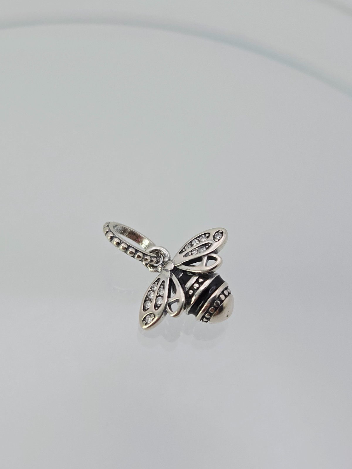 Authentic Pandora Silver Bee dangle sterling Silver bead sterling Charm