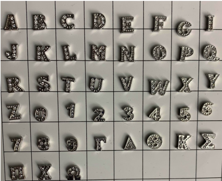 Authentic Origami Owl Silver Letters Numbers Greek Crystals Charms FREE SHIPPING