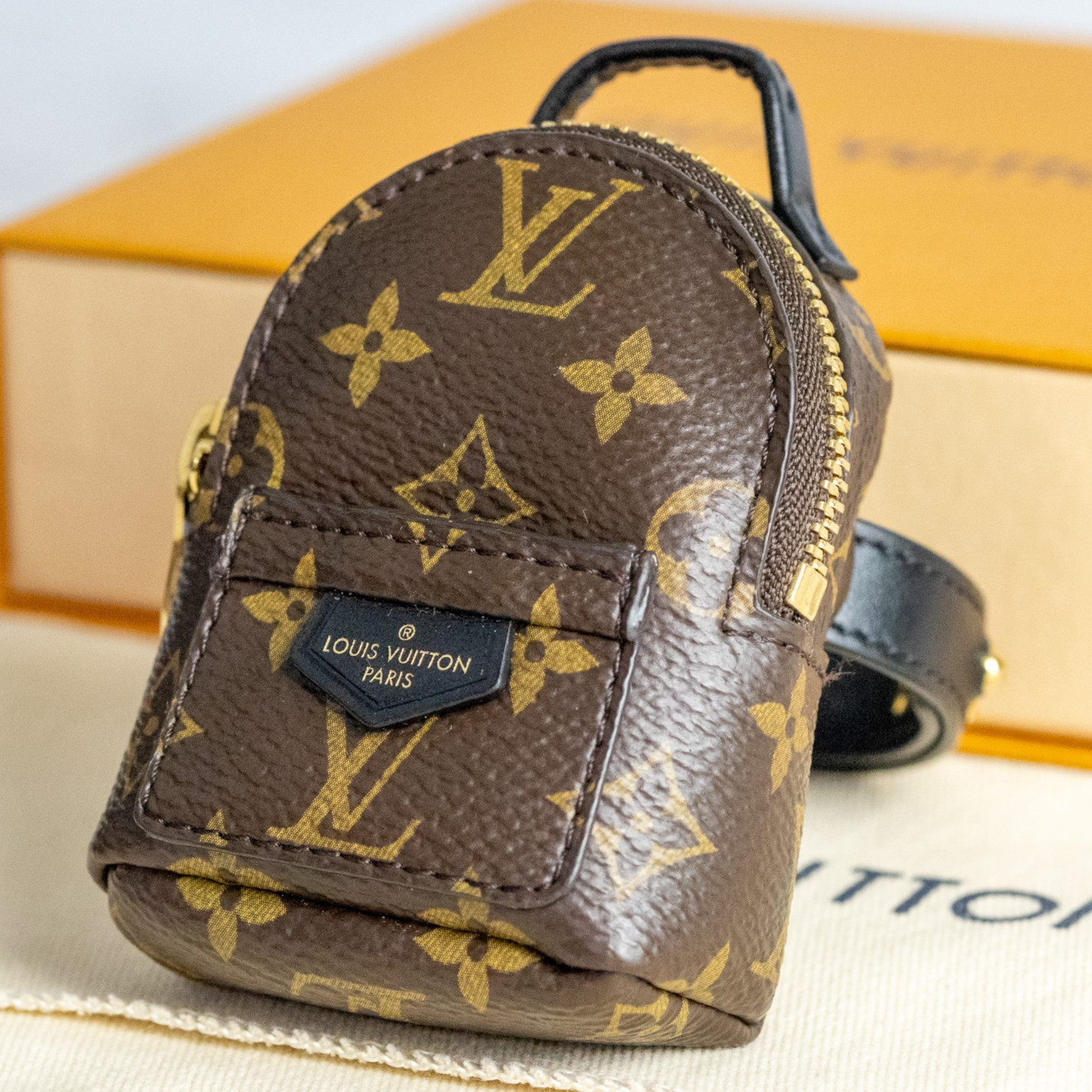 LOUIS VUITTON Bracelet Party Palm Springs M6563A Monogram Backpack Auth [S]