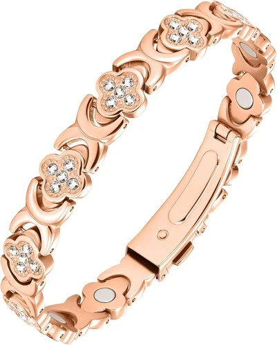 Jecanori Copper Bracelets for Women, Pure Copper Magnetic Bracelet with 3500 Gau