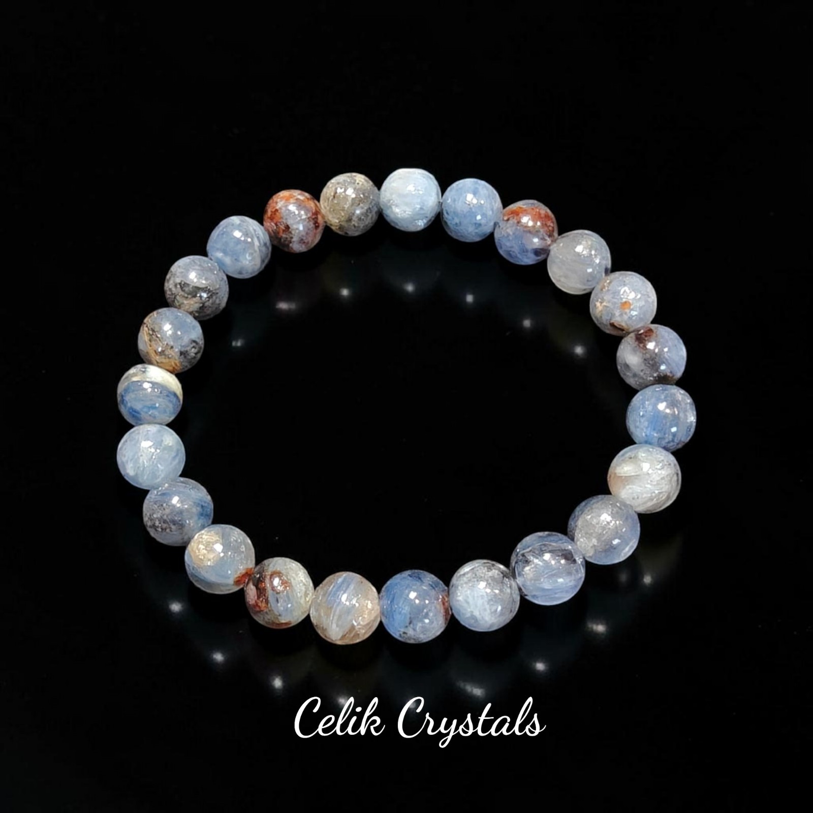 Kyanite Bracelet Authentic Natural Stones 8mm Unisex