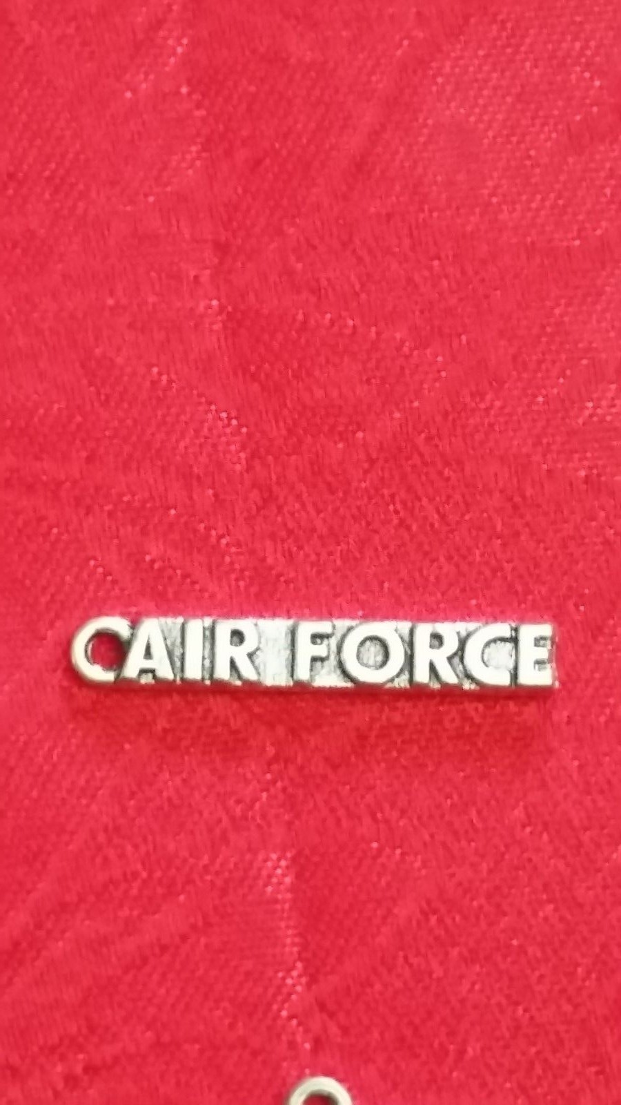 UNITED STATES AIR FORCE ANTIQUE SILVER CHARM – WIFE BRACELET NECKLACE MILITARY