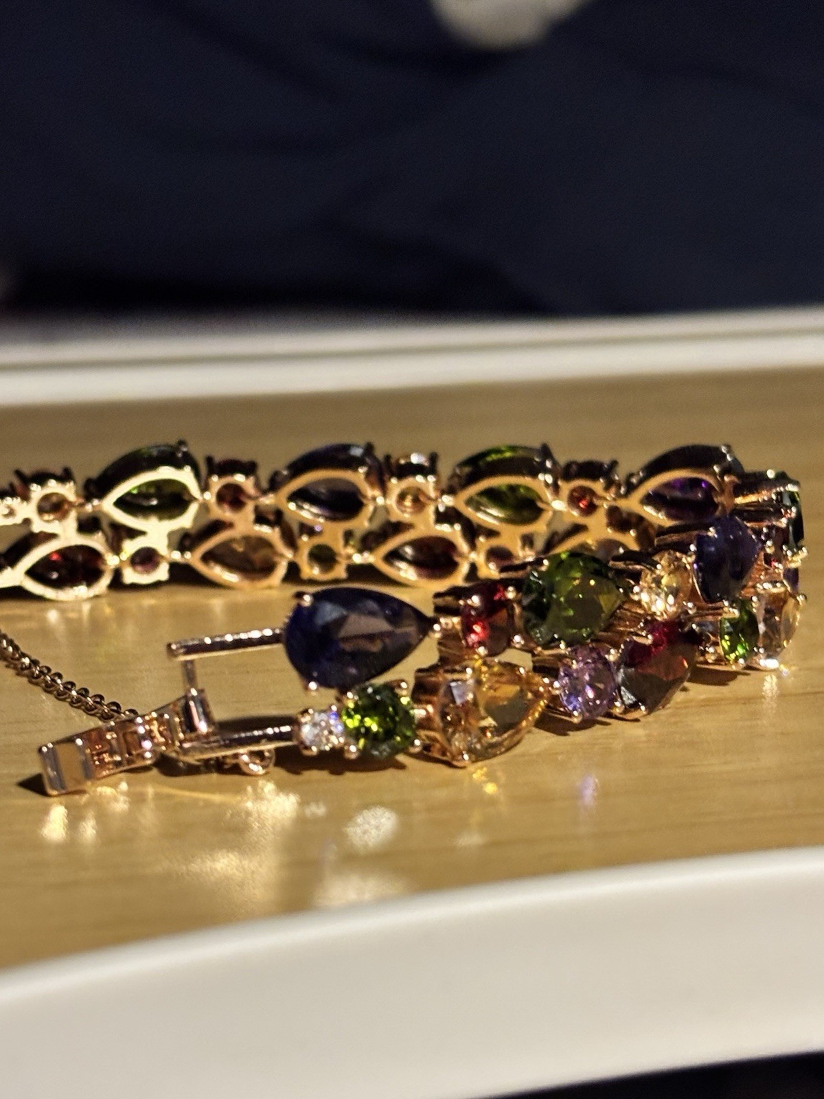 Beautiful Bracelet Multicolored Stones Will Dress Up Anything. A Must See
