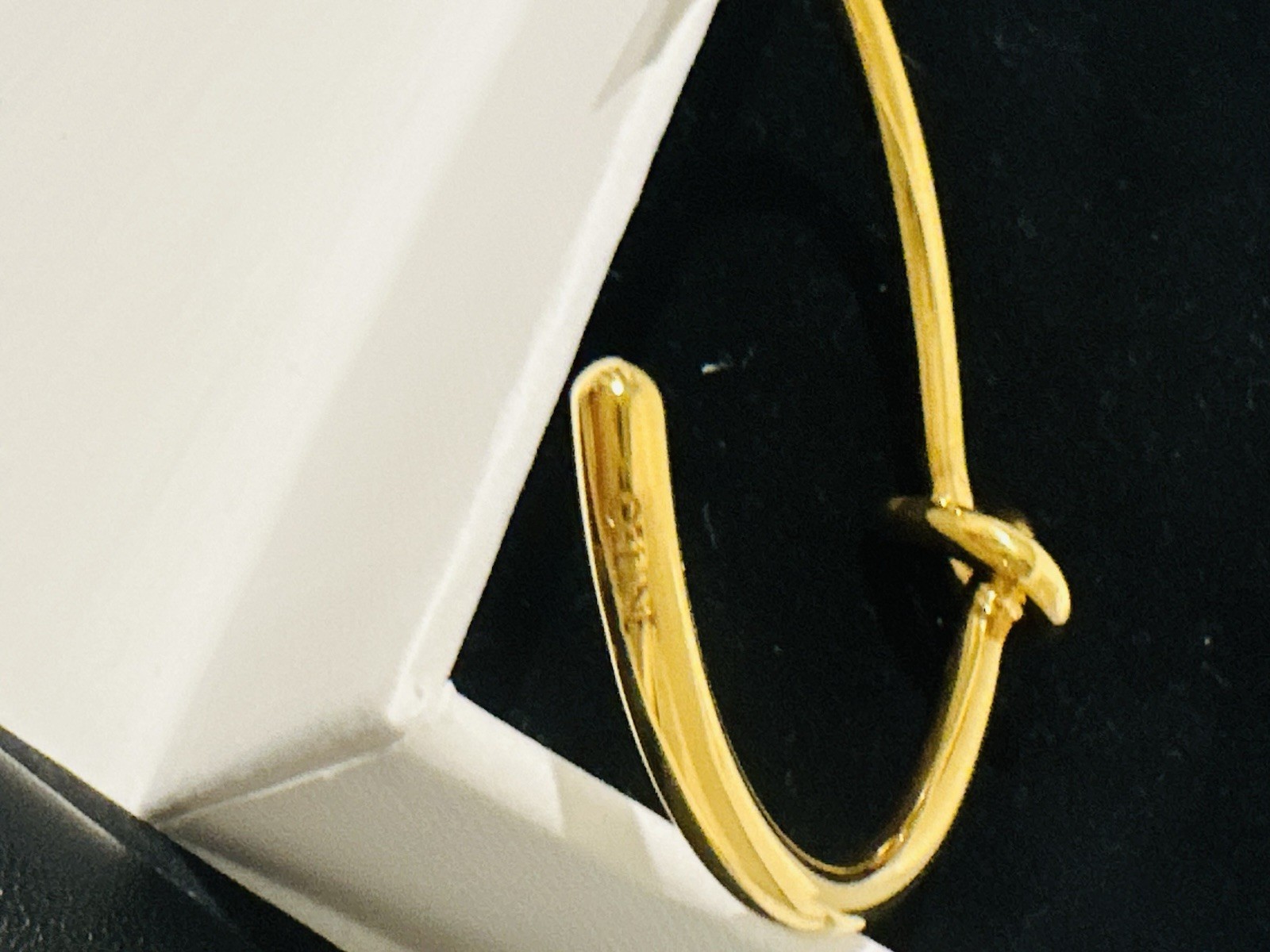 Celine Knot Extra-Thin Bracelet Bangle- Authentic Excellent Condition