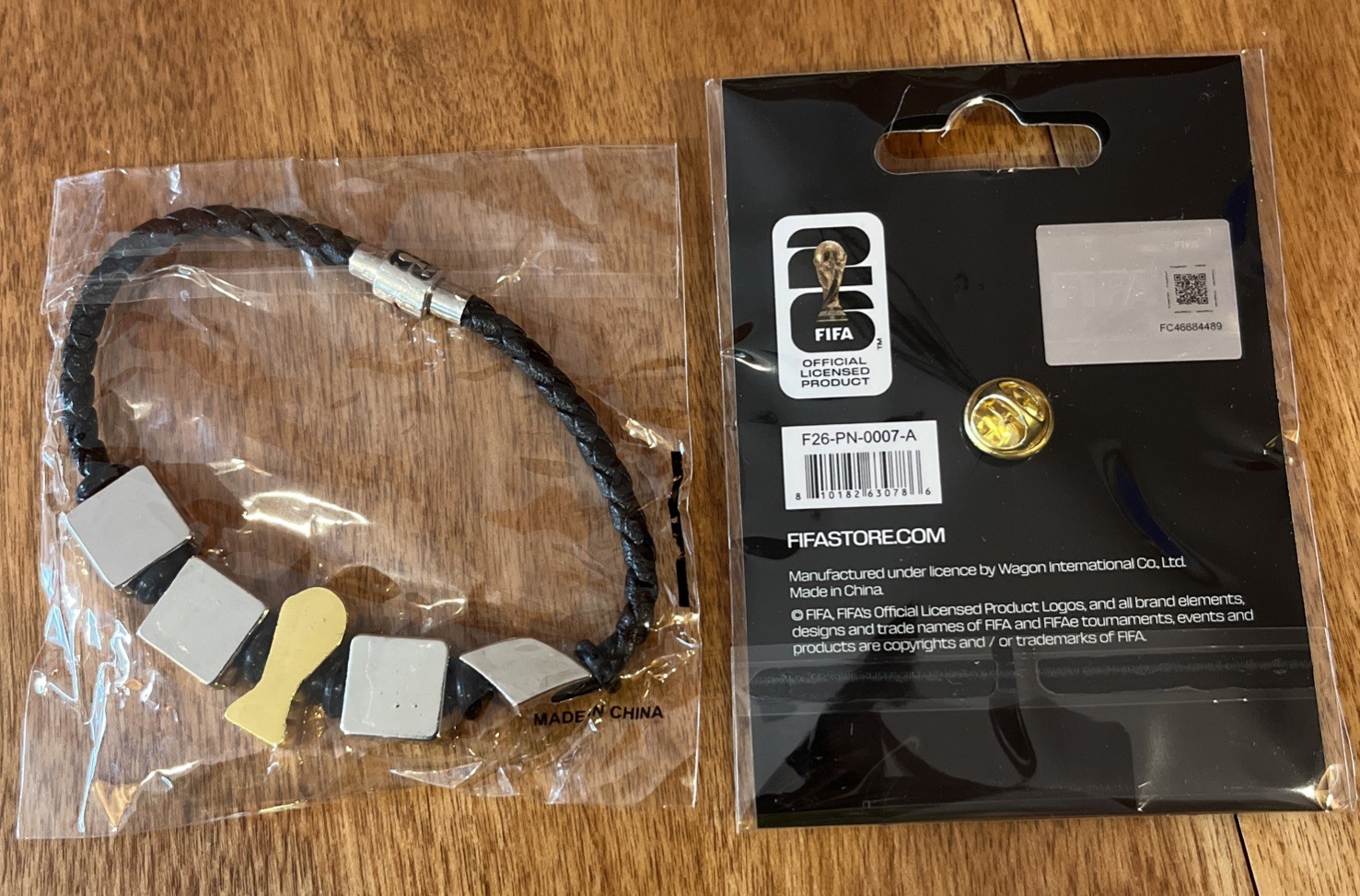 FIFA World Cup 2026 Bank Of America Charm Bracelet & World Cup Pin