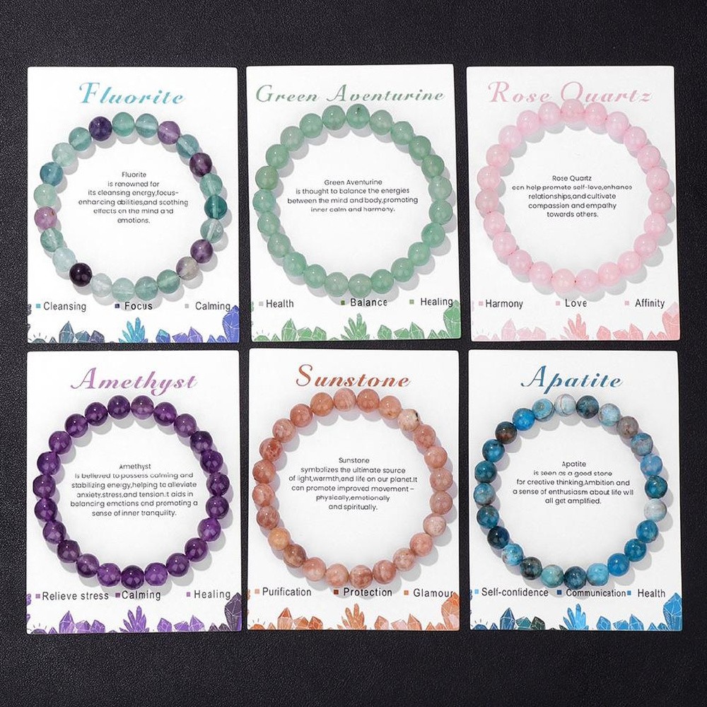 Stretch Bracelet Crystal Hematite Turquoise Round Flower Beaded Quartz T132