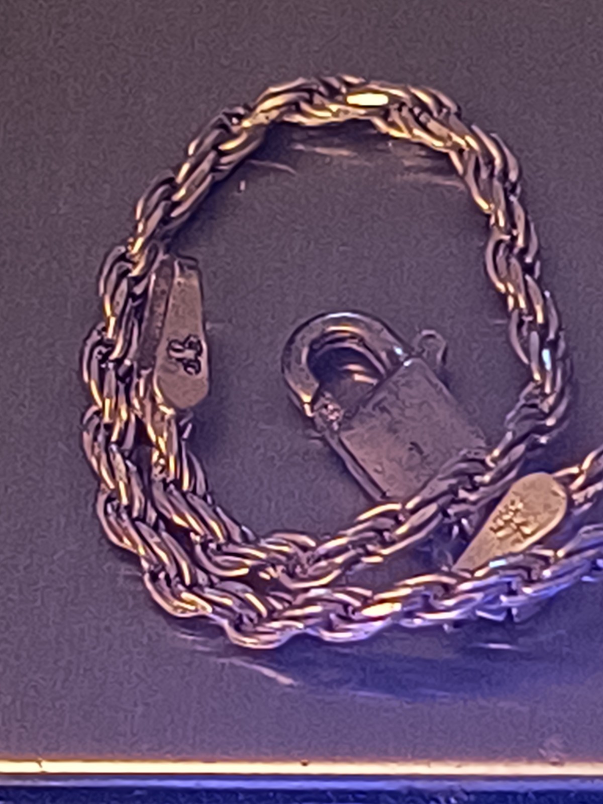 7.5″ Rope Silver Bracelet #270