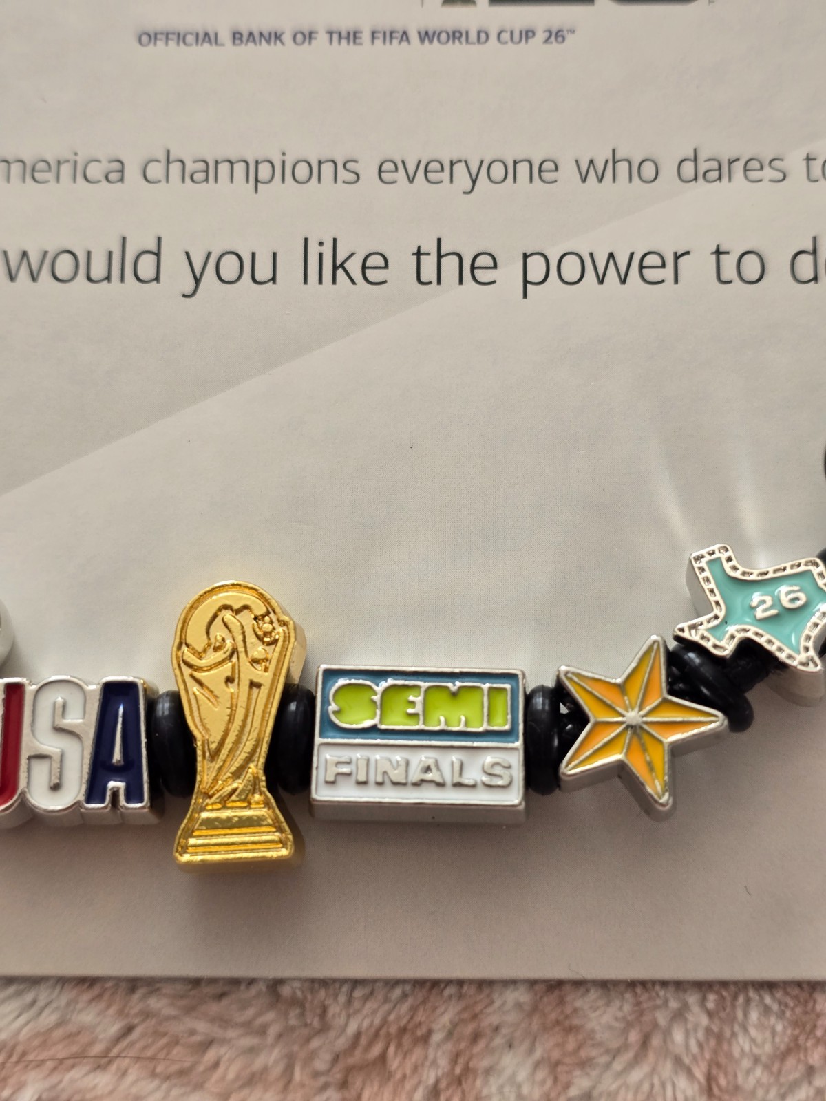 Fifa 2026 Bank of America bracelet Semi Finals
