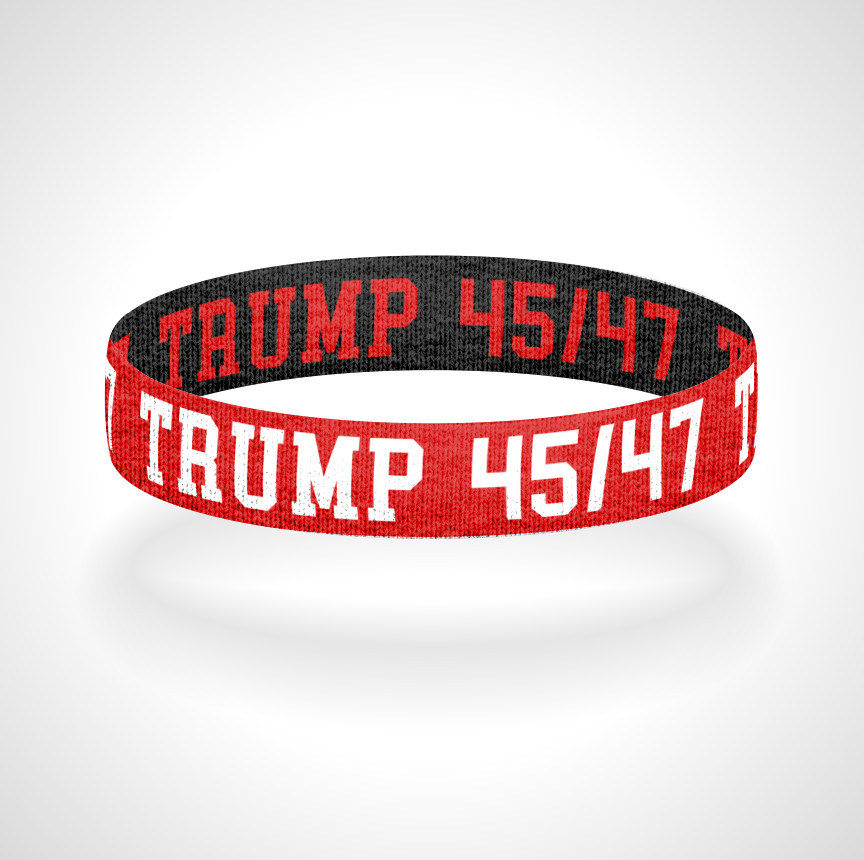 Reversible Trump 45/47 Bracelet Wristband