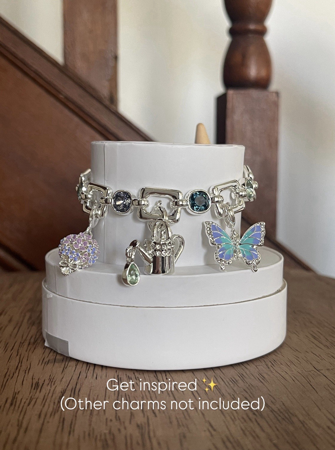 Bomb Party 2026 Spring Stack – Bracelets – “Blooming Beauty” – Bouquet Rhodium