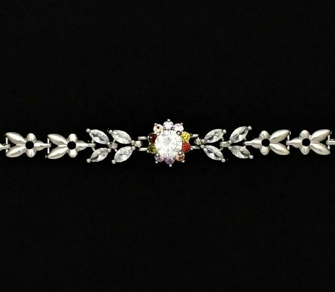 Crystal Garden Tennis Bracelet
