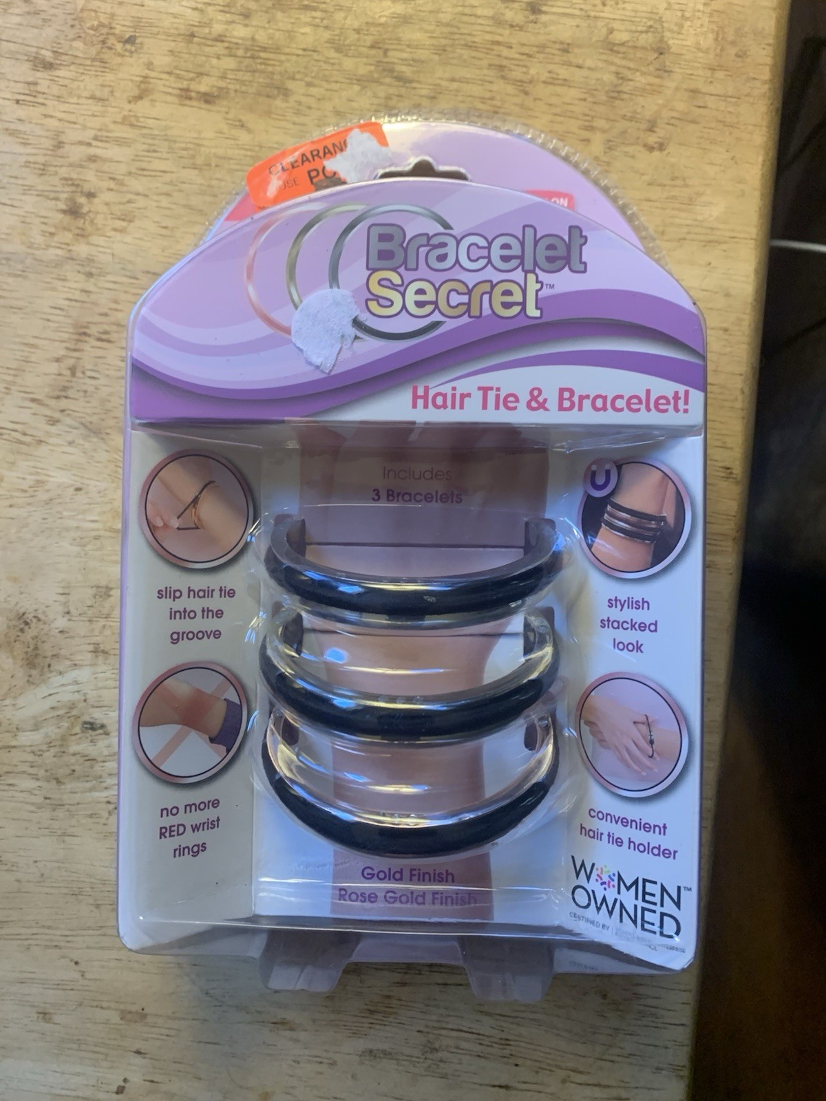 As Seen On Tv Bracelet, Secret Hair, And Tie Bracelet… new in package
