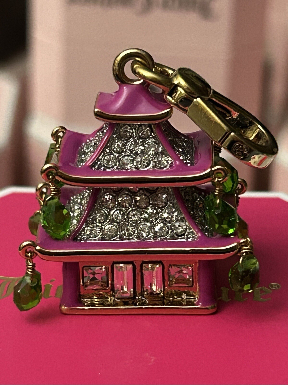 NWT Juicy Couture Pagoda Charm For Bracelet. Box#53