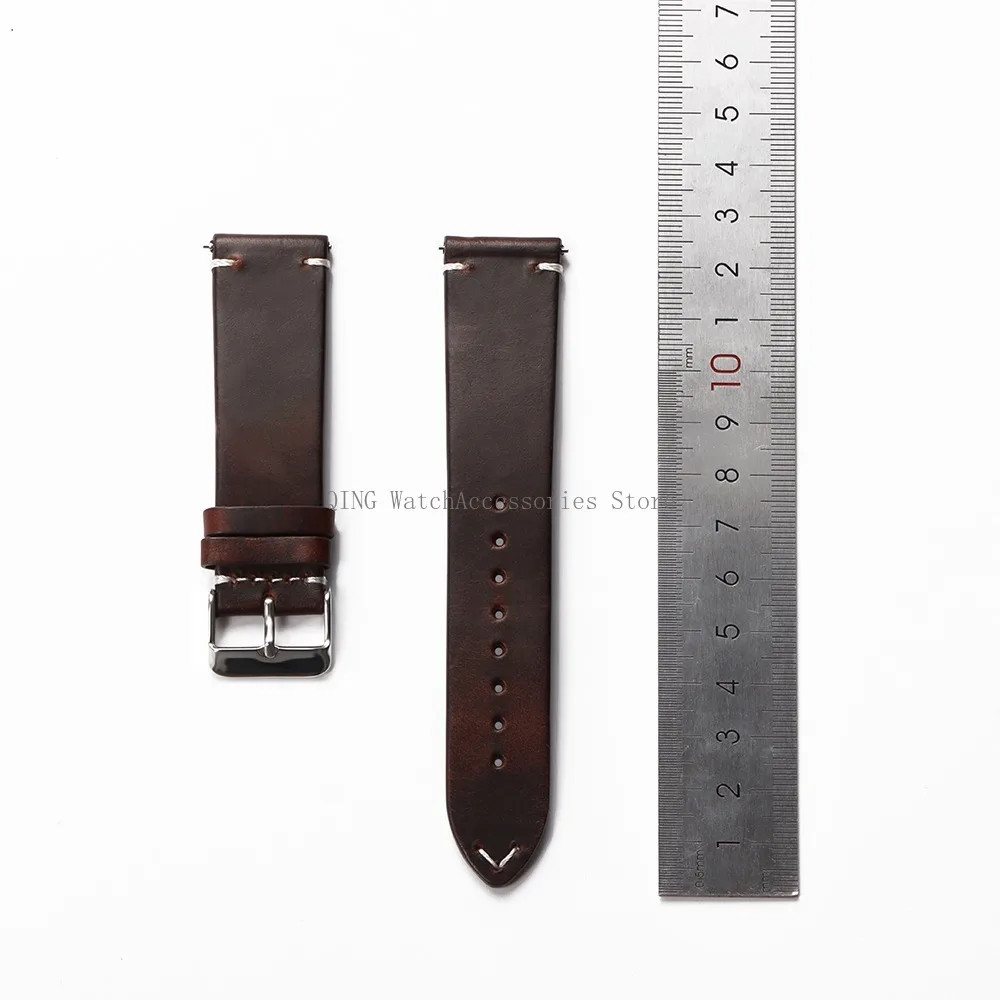 Vintage Leather Bracelet Oil Wax Strap Business Stitching Band Jewelry