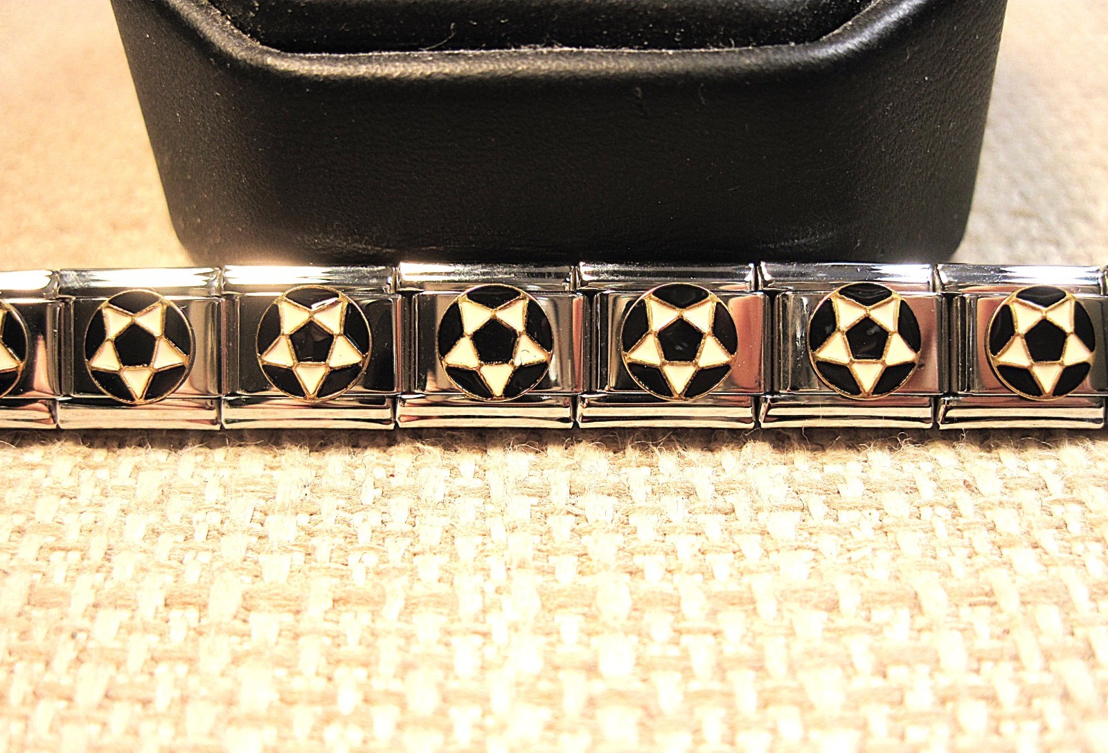 Lot of 10 Soccer Ball Football Italian Charm Charms Lot# B7