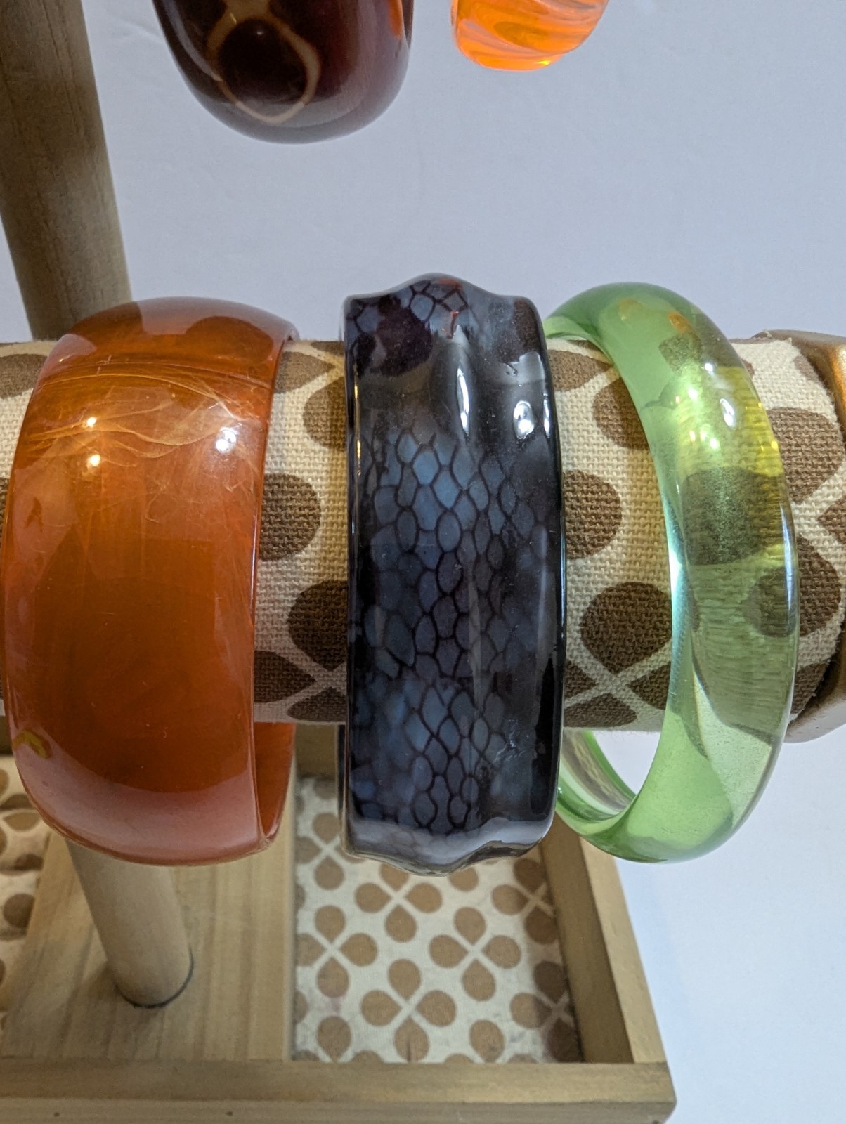 Lot Of 10 Various Colors And Shapes Bangle Bracelets 2.5″D
