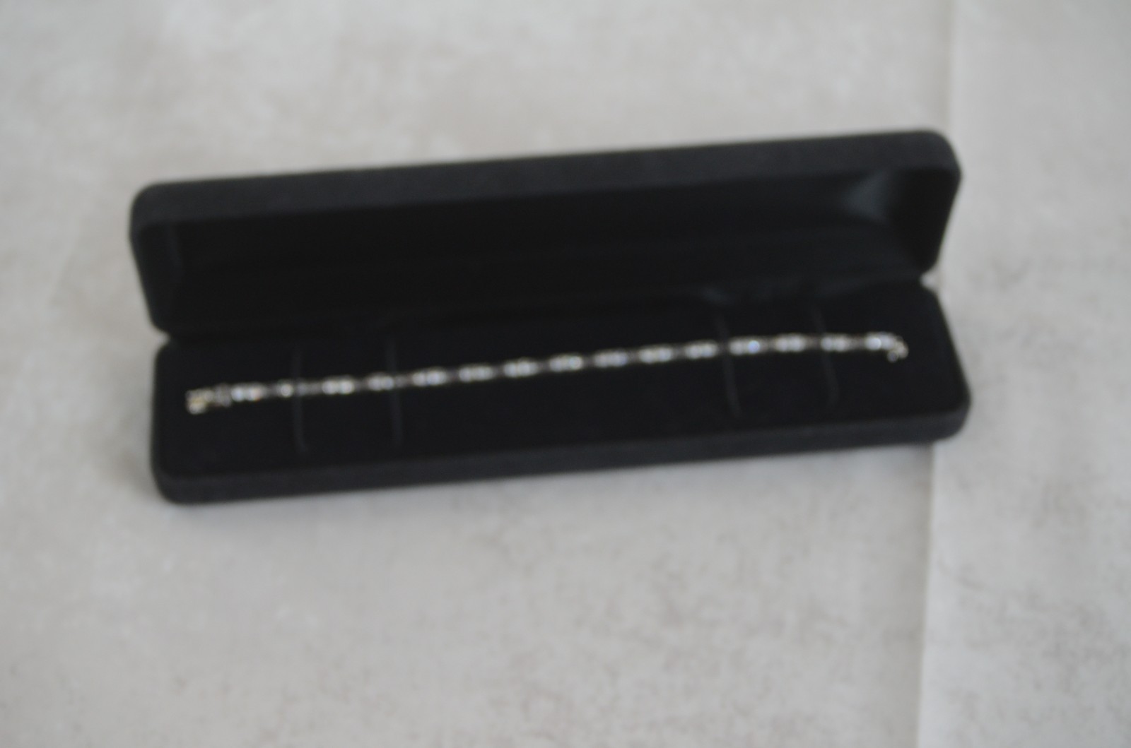 QVC Diamonique Sterling Silver Tennis Bracelet Jewelry S 925 DQ CZ Korea