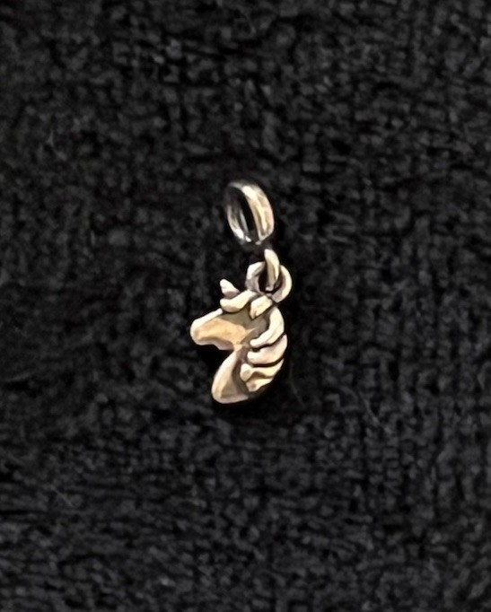 PANDORA Unicorn Dangle Charm Engraved Sterling Silver 925 ALE Signed