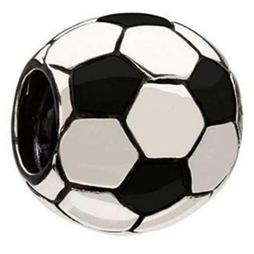 New Chamilia SOCCER BALL Sterling Bead NA-48 $35 “FOR YOUR SOCCER GIRL or MOM!”