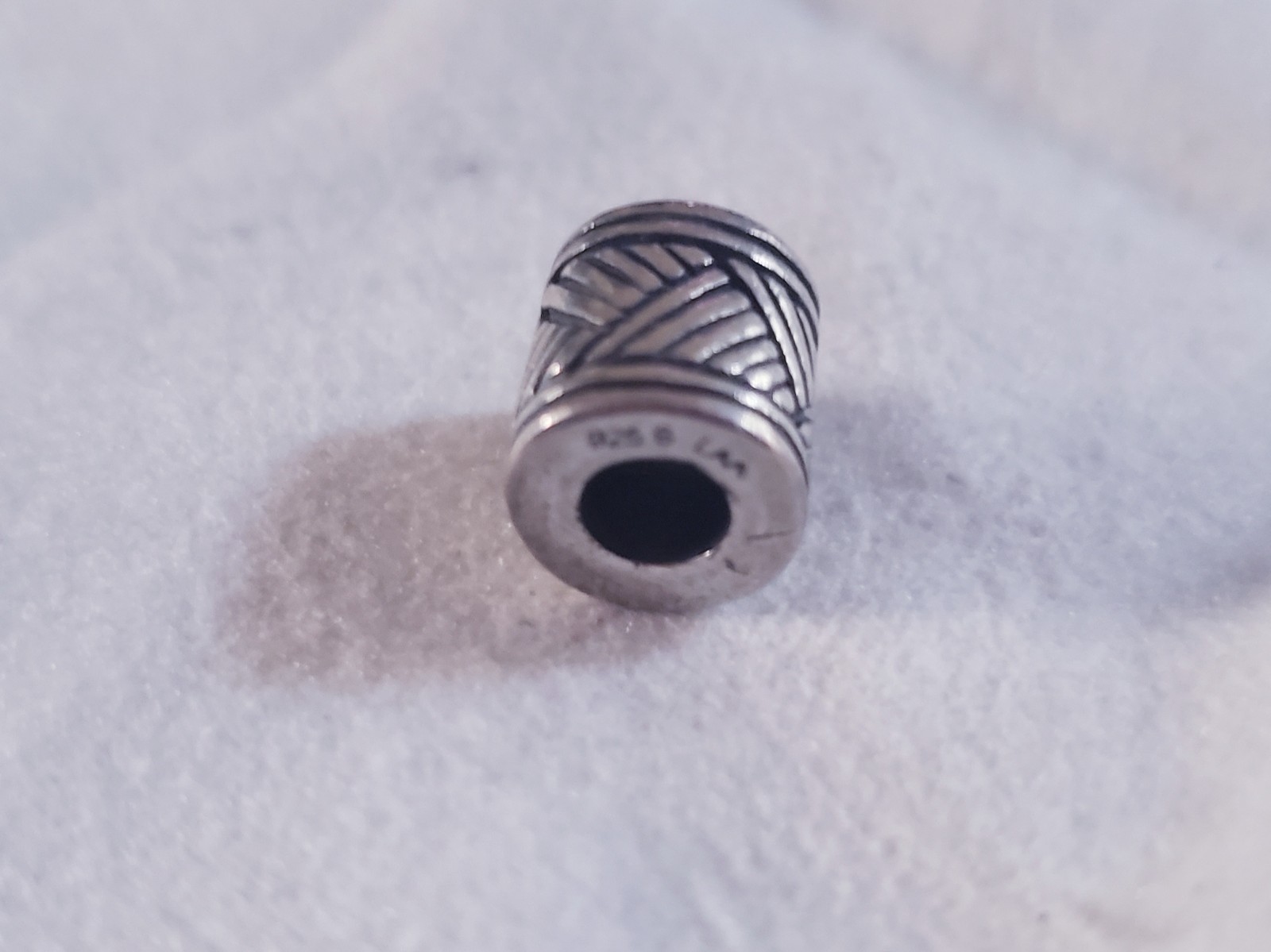 Gently Pre-owned Trollbeads World Tour South Africa Drum Beat .925 SterSilv Bead