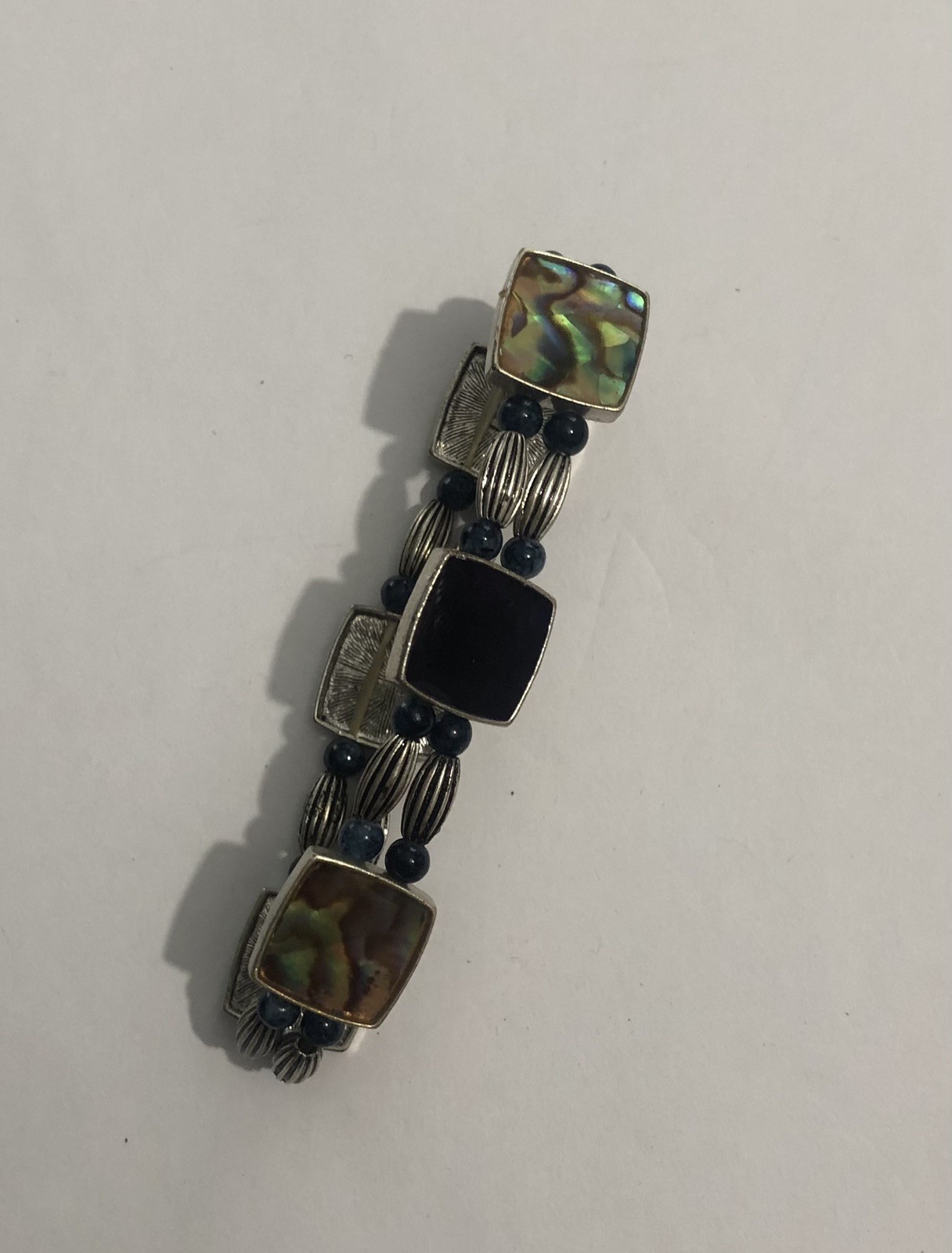 Trendy Shell Abalone & Beaded Stretch Bracelet Fashion Jewelry NTS50C26