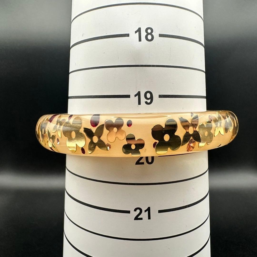 Louis Vuitton Berg Inclusion Resin Clear Bangle Bracelet Women’s Accessories