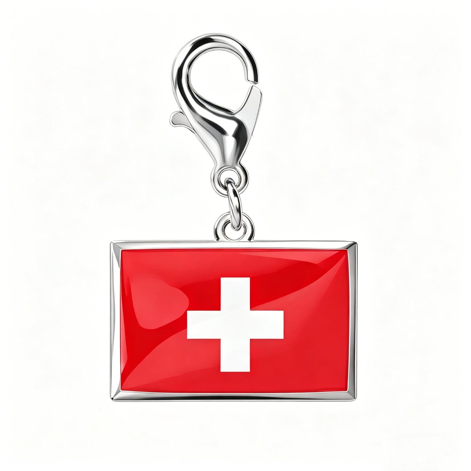 Recording Travel Memories Country Flag Charms Bracelet Stainless Steel Jewelry