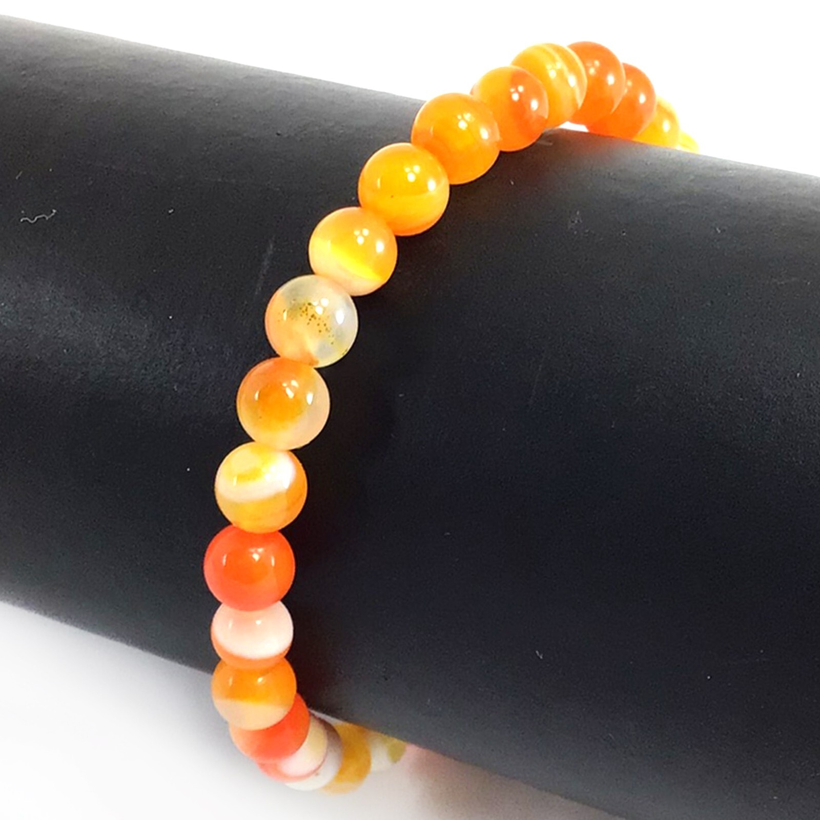 6MM Round Beaded Handmade Natural Gemstone Balance Stretch Bracelet Healing 7.5″