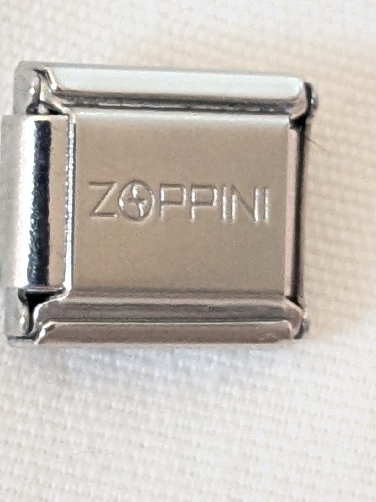 Authentic Zoppini April Birthstone Stone Bar 9mm Italian Charm K16