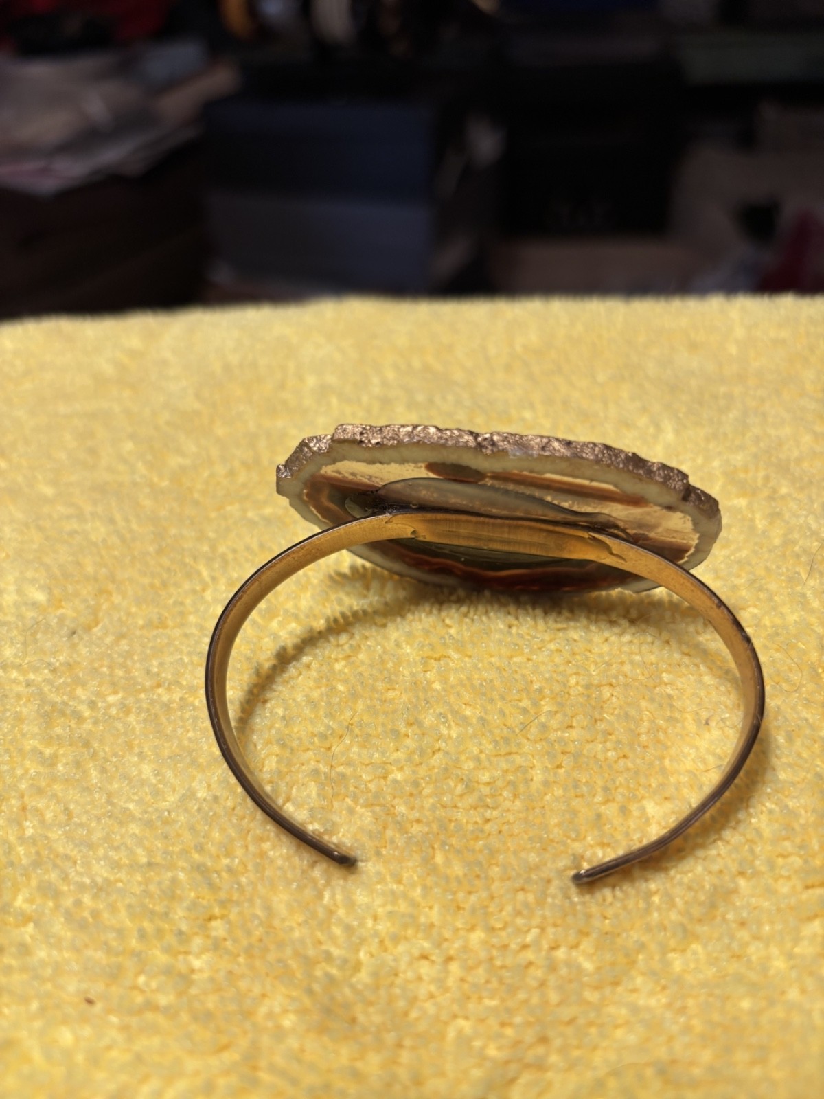 copper stone bracelet