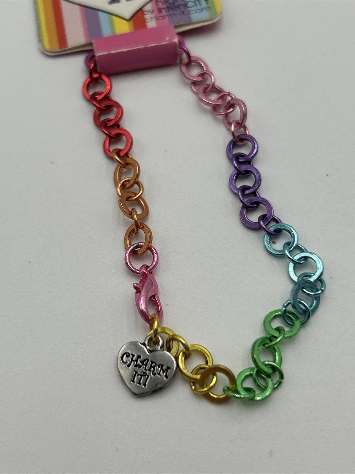 CHARM IT RAINBOW CHAIN BRACELET WOMEN’S NEW