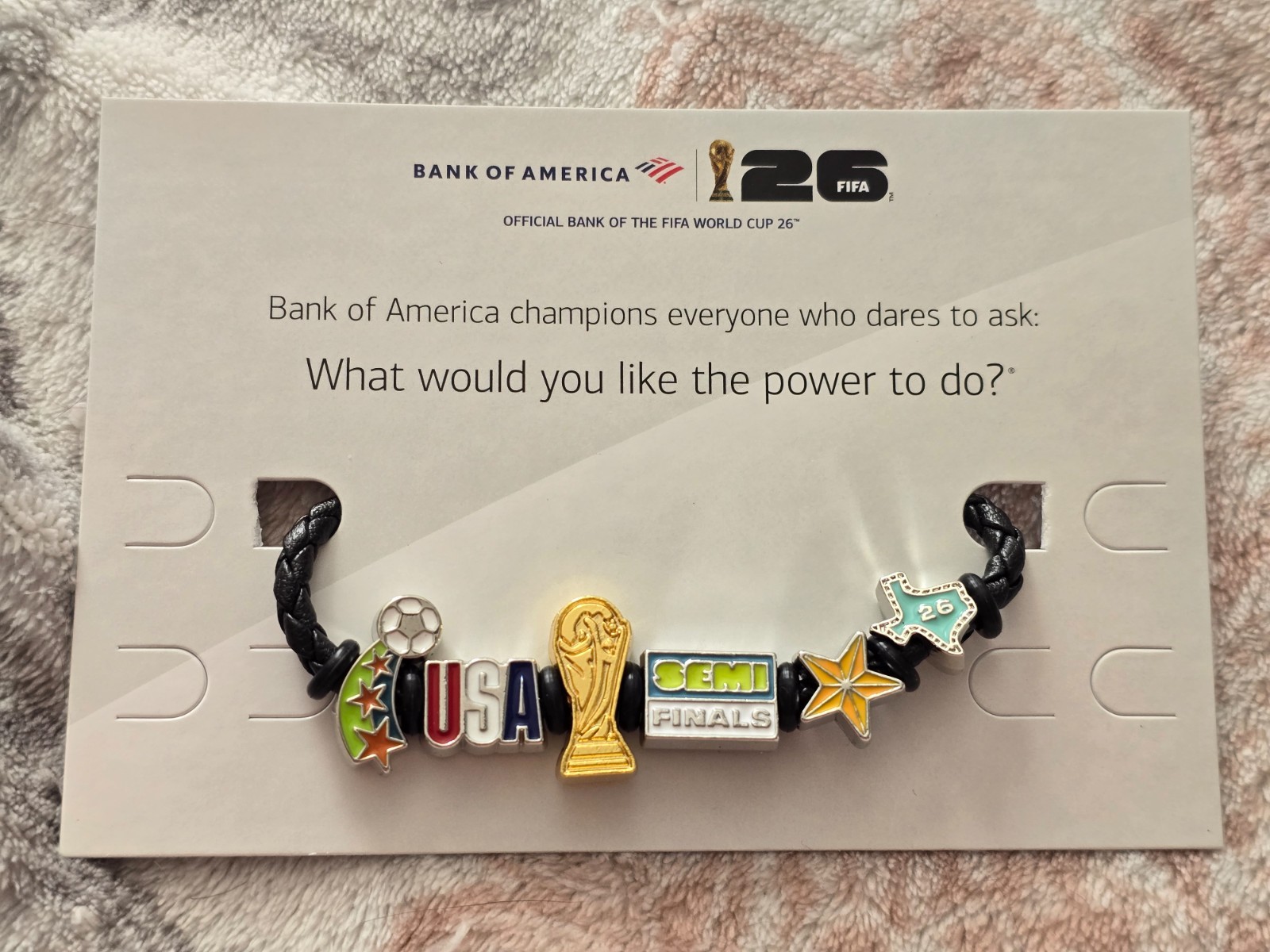 Fifa 2026 Bank of America bracelet Semi Finals