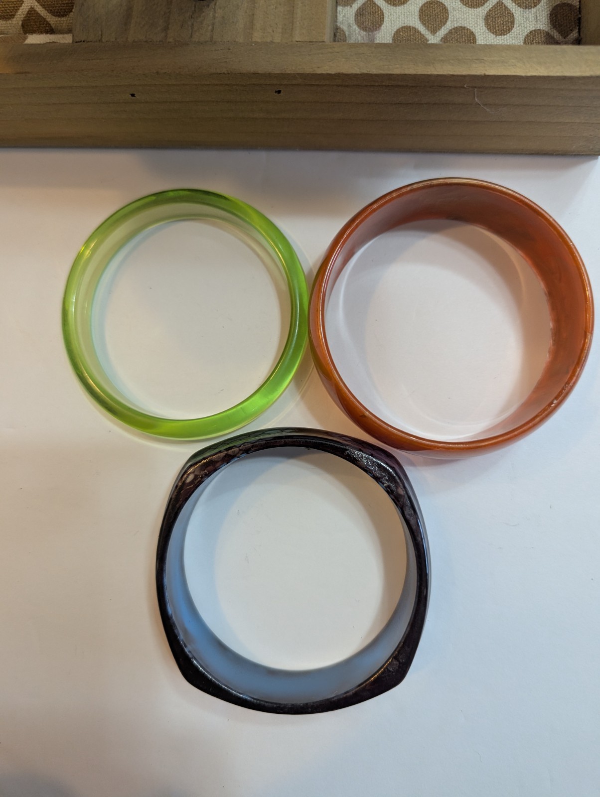 Lot Of 10 Various Colors And Shapes Bangle Bracelets 2.5″D