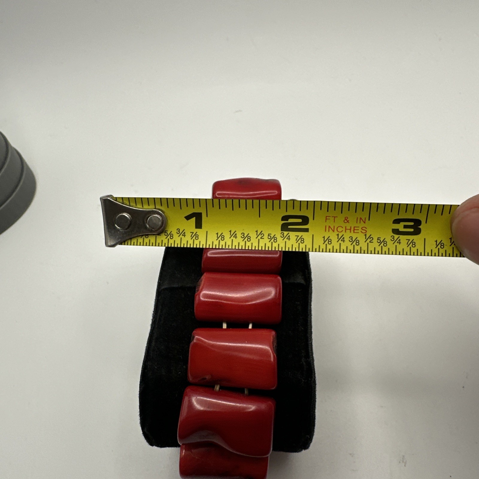 Vintage Red Bamboo Coral Bracelet Free Shipping