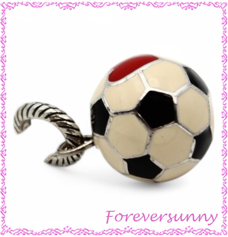 Brighton Soccer Heart Sports Charm